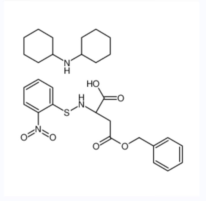 N-cyclohexylcyclohexanamine,(2S)-2-[(2-nitrophenyl)sulfanylamino]-4-oxo-4-phenylmethoxybutanoic acid,N-cyclohexylcyclohexanamine,(2S)-2-[(2-nitrophenyl)sulfanylamino]-4-oxo-4-phenylmethoxybutanoic acid