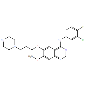 N-(3-氯-4-氟苯基)-7-甲氧基-6-(3-(哌嗪-1-基)丙氧基)喹唑啉-4-胺