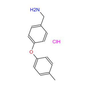 4-(4-甲基苯氧基)苯甲胺盐酸盐,(4-(p-tolyloxy)phenyl)methanamine hydrochloride