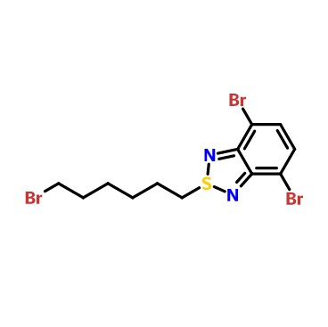 4,7-二溴-2-(6-溴己基)-2H-苯并三唑,4,7-Dibromo-2-(6-bromohexyl)-2H-benzotriazole