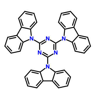 2,4,6-三(9H-咔唑-9-基)-1,3,5-三嗪,2,4,6-Tri(9H-carbazol-9-yl)-1,3,5-triazine