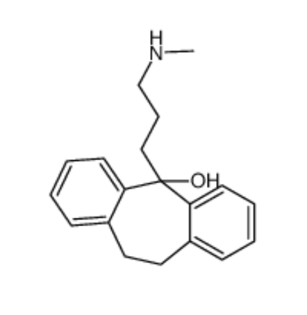 10,11-Dihydro-5-(3-(methylamino)propyl)-5H-dibenzo(A,D)cyclohepten-5-ol,10,11-Dihydro-5-(3-(methylamino)propyl)-5H-dibenzo(A,D)cyclohepten-5-ol