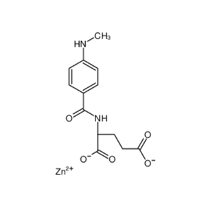 对甲氨基苯甲酰-L-谷氨酸锌,N-[4-(Methylamino)benzoyl]-L-glutamic acid zinc salt