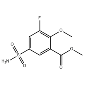 3-氟-2-甲氧基-5-氨磺酰基苯甲酸甲酯