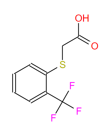 2-三氟苯基硫代醋酸,(2-TRIFLUOROMETHYL-PHENYLTHIO)-ACETIC ACID