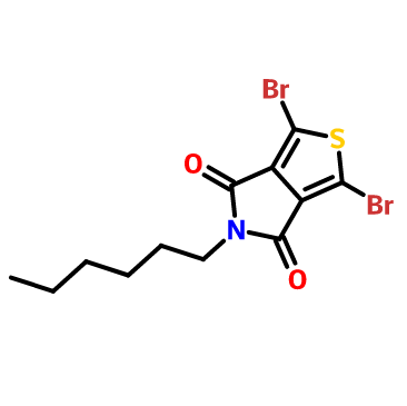 1,3-二溴-5-己基-4H-噻吩并[3,4-c]吡咯-4,6(5H)-二酮,1,3-DibroMo-5-hexyl-4H-thieno[3,4-c]pyrrole-4,6(5H)-dione