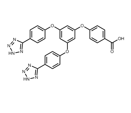 4-(3,5-bis(4-(2H-tetrazol-5-yl)phenoxy)phenoxy)benzoic acid