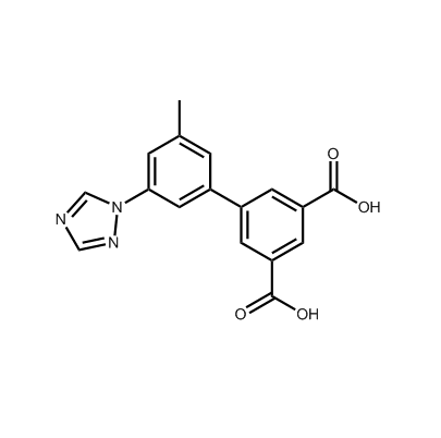 3-methyl-5'-(1H-1,2,4-triazol-1-yl)-[1,1'-biphenyl]-3,5-dicarboxylic acid