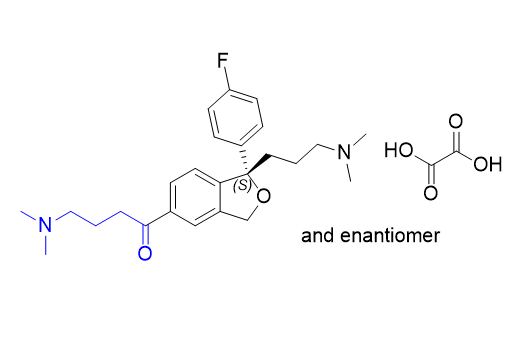 艾司西酞普兰杂质07,4-(dimethylamino)-1-[(1RS)-1-[3-(dimethylamino)-     propyl]-1-(4-fluorophenyl)-1,3-dihydro-2-benzofuran-5-yl]butan-1-one