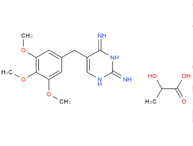 乳酸甲氧苄啶,Trimethoprim lactate salt