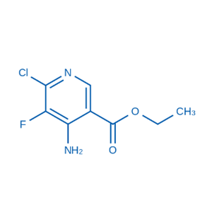 4-氨基-6-氯-5-氟烟酸乙酯,Ethyl 4-amino-6-chloro-5-fluoronicotinate