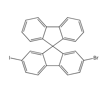 2-溴-7-碘-9,9′-螺二[9H-芴],2-Bromo-7-iodo-9,9′-spirobi[9H-fluorene]