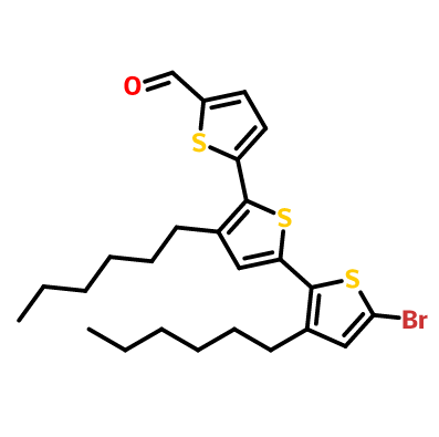 5-[5-(5-溴-3-己基噻吩-2-基)-3-己基噻吩-2-基]噻吩-2-甲醛,3T-CHO-Br