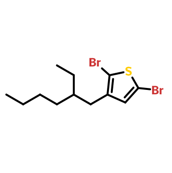 2,5-二溴-3-(2-乙基己基)噻吩,2,5-DibroMo-3-(2-ethylhexyl)thiophene