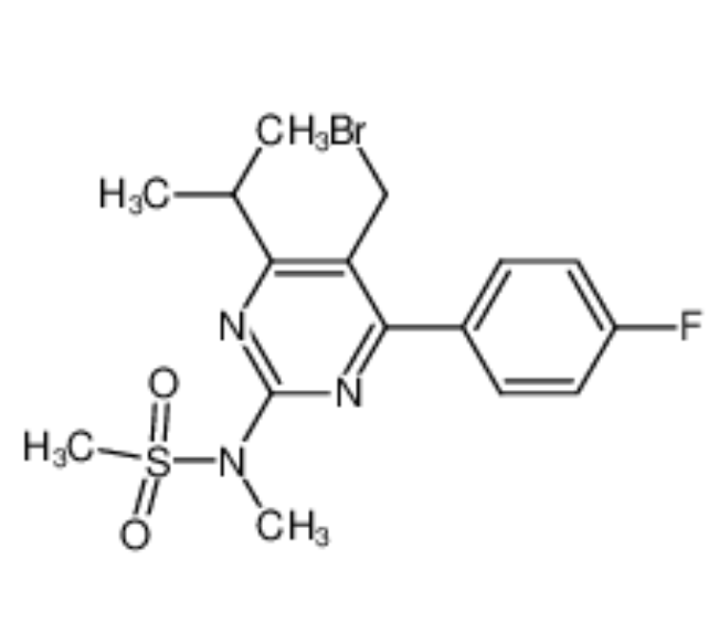 5-(溴甲基)-4-(4-氟苯基)-6-异丙基-2-[甲基(甲磺酰)氨基]嘧啶,5-(Bromomethyl)-4-(4-fluorophenyl)-6-isopropyl-2-[methyl(methylsulfonyl)amino]pyrimidine