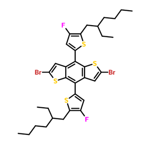 2,6-二溴-4,8-雙(5-(2-乙基己基)-4-氟噻吩-2-基)苯并[1,2-b:4,5-b']二噻吩