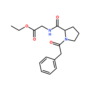 N-(1-(苯基乙酰基)-L-脯氨酰)甘氨酸乙酯