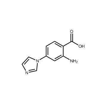 2-氨基-4-(1-咪唑基)苯甲酸,2-Amino-4-(1H-imidazol-1-yl)benzoic acid
