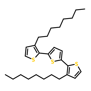 3-辛基-5'-(3-辛基噻吩-2-基)-2,2'-联噻吩,3-octyl-5'-(3-octylthiophen-2-yl)-2,2'-bithiophene