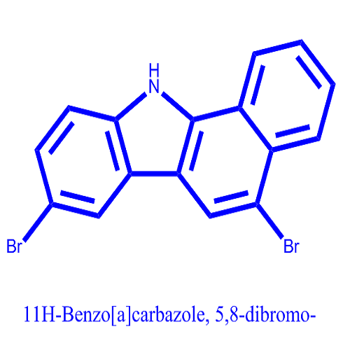 5,8-二溴-11H-苯并[a]咔唑,11H-Benzo[a]carbazole, 5,8-dibromo-