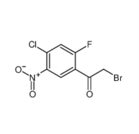 2-溴-1-(4-氯-2-氟-5-硝基苯基)-1-乙酮,2-bromo-1-(4-chloro-2-fluoro-5-nitrophenyl)ethan-1-one