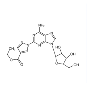 1-(6-氨基-9-BETA-D-呋喃核糖基-9H-嘌呤-2-基)-1H-吡唑-4-羧酸乙酯