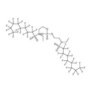bis[2-[ethyl(1,1,2,2,3,3,4,4,5,5,6,6,7,7,8,8,8-heptadecafluorooctylsulfonyl)amino]ethyl] hydrogen phosphate