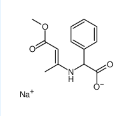 sodium,2-[(4-methoxy-4-oxobut-2-en-2-yl)amino]-2-phenylacetate