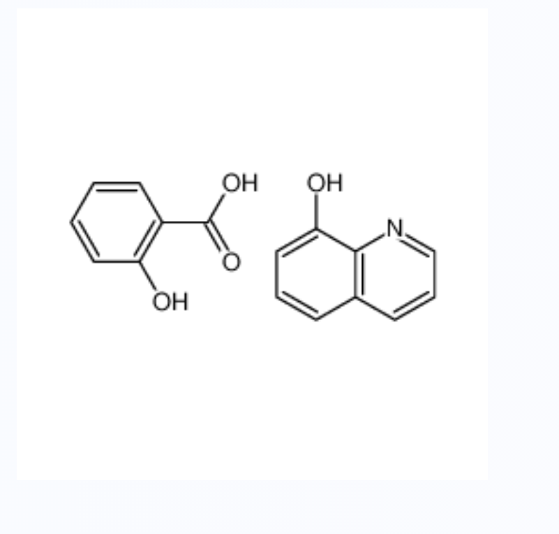 2-hydroxybenzoic acid,quinolin-8-ol,2-hydroxybenzoic acid,quinolin-8-ol