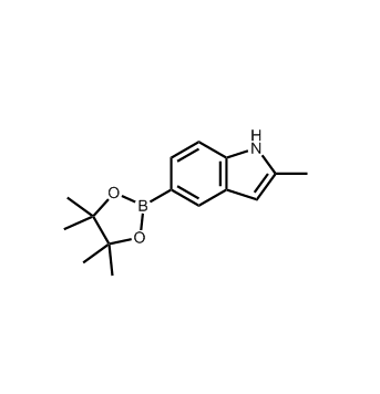 2-甲基吲哚-5-硼酸酯,1H-Indole, 2-Methyl-5-(4,4,5,5-tetraMethyl-1,3,2-dioxaborolan-2-yl)-