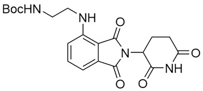 沙利度胺-NH-C2-NH-Boc,Thalidomide-NH-C2-NH-Boc