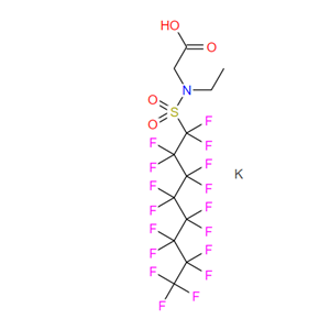N-乙基-N-[(十七烷氟辛基)磺酰基]-甘氨酸钾盐,N-ETHYL-N-(HEPTADECAFLUOROOCTYL-SO2)GLYC IN K SALT,42 WT% IN H2O/2-BUTOXYETHANOL