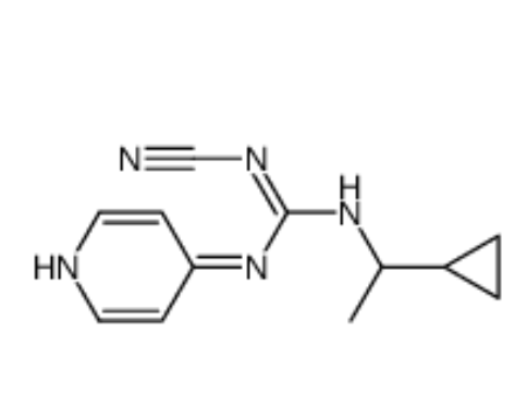 1-cyano-2-(1-cyclopropylethyl)-3-pyridin-4-ylguanidine
