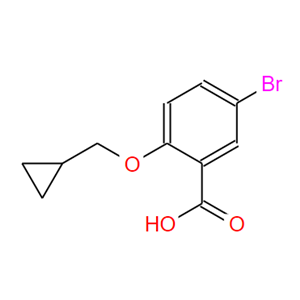 5-Bromo-2-cyclopropylmethoxy-benzoic acid,5-Bromo-2-cyclopropylmethoxy-benzoic acid