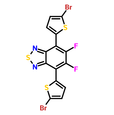 4,7-二(5-溴噻吩基-2-)-5,6-二氟-2,1,3-苯并噻二唑,4,7-Bis(5-broMothiophen-2-yl)-5,6-difluorobenzo[c][1,2,5] thiadiazole