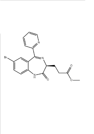 (3S)-7-溴-2,3-二氢-2-氧代-5-(2-吡啶基)-1H-1,4-苯并二氮卓-3-丙酸甲酯,(S)-Methyl3-(7-bromo-2-oxo-5-(pyridin-2-yl)-2,3-dihydro-1H-benzo[e][1,4]diazepin-3-yl)propanoate
