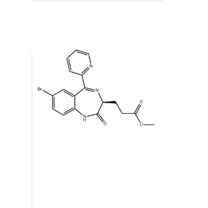 (3S)-7-溴-2,3-二氢-2-氧代-5-(2-吡啶基)-1H-1,4-苯并二氮卓-3-丙酸甲酯,(S)-Methyl3-(7-bromo-2-oxo-5-(pyridin-2-yl)-2,3-dihydro-1H-benzo[e][1,4]diazepin-3-yl)propanoate