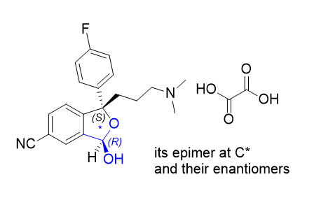 艾司西酞普蘭雜質(zhì)02,1-[3-(dimethylamino)propyl]-1-(4-fluorophenyl)-3-hydroxy-1,3dihydroisobenzofuran-5-carbonitrile   oxalate