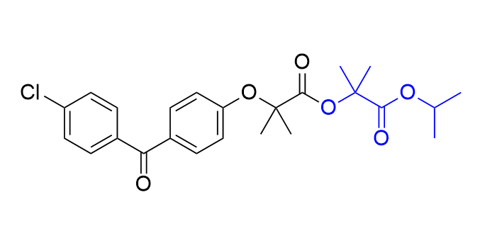 非诺贝特杂质05,1-methylethyl 2-[[2-[4-(4-chlorobenzoyl)phenoxy]-2- methylpropanoyl]oxy]-2-methylpropanoate