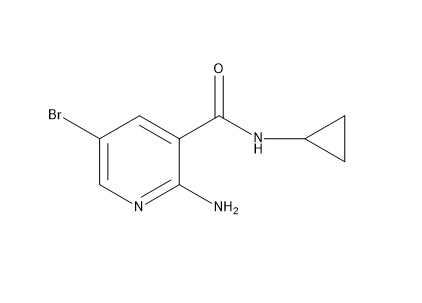 3-Pyridinecarboxamide,2-amino-5-bromo-N-cyclopropyl-(9CI),3-Pyridinecarboxamide,2-amino-5-bromo-N-cyclopropyl-(9CI)