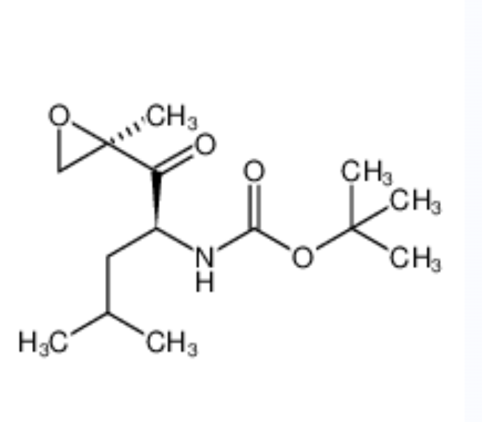 卡非佐米(CARFILZOMIB)中间体,CarbaMic acid, N-[(1S)-3-Methyl-1-[[(2R)-2-Methyl-2-oxiranyl]carbonyl]butyl]-, 1,1-diMethylethyl ester