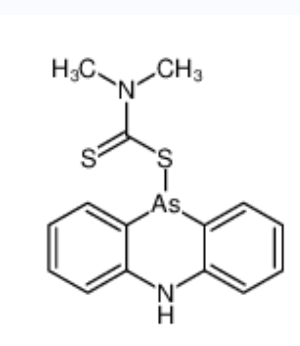 10-[(二甲硫基氨基甲酰)硫代]-5,10-二氢吩吡嗪,10-[(dimethylthiocarbamoyl)thio]-5,10-dihydrophenarsazine