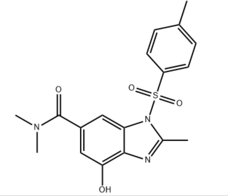 4-羟基-N,N,2-三甲基-1-对甲苯磺酰基-1H-苯并[D]咪唑-6-甲酰胺,4-hydroxy-N,N,2-trimethyl-1-tosyl-1H-benzo[d]imidazole-6-carboxamide