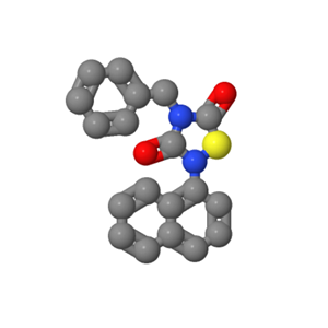 4-苄基-2-(萘-1-基)-[1,2,4]噻二唑烷-3,5-二酮,4-Benzyl-2-(naphthalen-1-yl)-[1,2,4]thiadiazolidine-3,5-dione