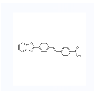 4-[2-[4-(2-苯并恶唑基)苯基]乙烯基]苯甲酸,4-[2-[4-(2-benzoxazoleyl)phenyl]vinyl]benzoic acid