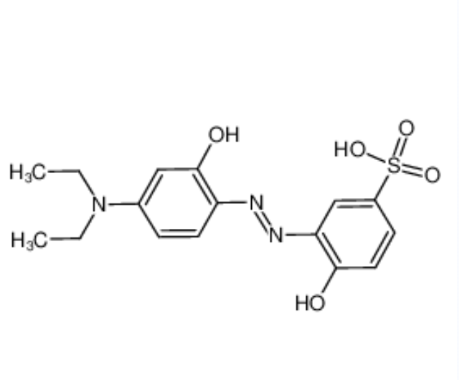 3-(4'-二乙基氨基-2'-羟基苯偶氮基)-4-羟基苯磺酸[铝用试剂],5-SULFO-4'-DIETHYLAMINO-2,2'-DIHYDROXYAZOBENZENE