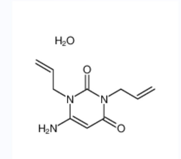 6-氨基-1,3-二-2-丙烯-1-基-2,4(1H,3H)-嘧啶二酮,1,3-diallyl-6-aminouracil monohydrate