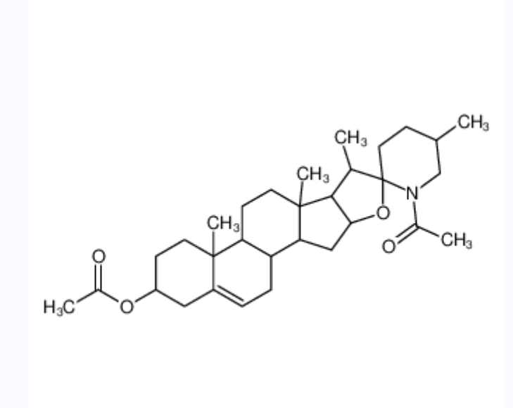 O,N-二乙酰基茄解定,[22alpha,25(R)]-28-acetylspirosol-5-en-3beta-yl acetate