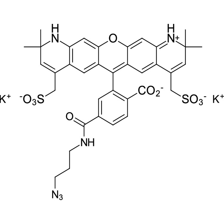 AF568 叠氮, 6-异构体,AF568 azide, 6-isomer;AF568 N3, 6-isomer