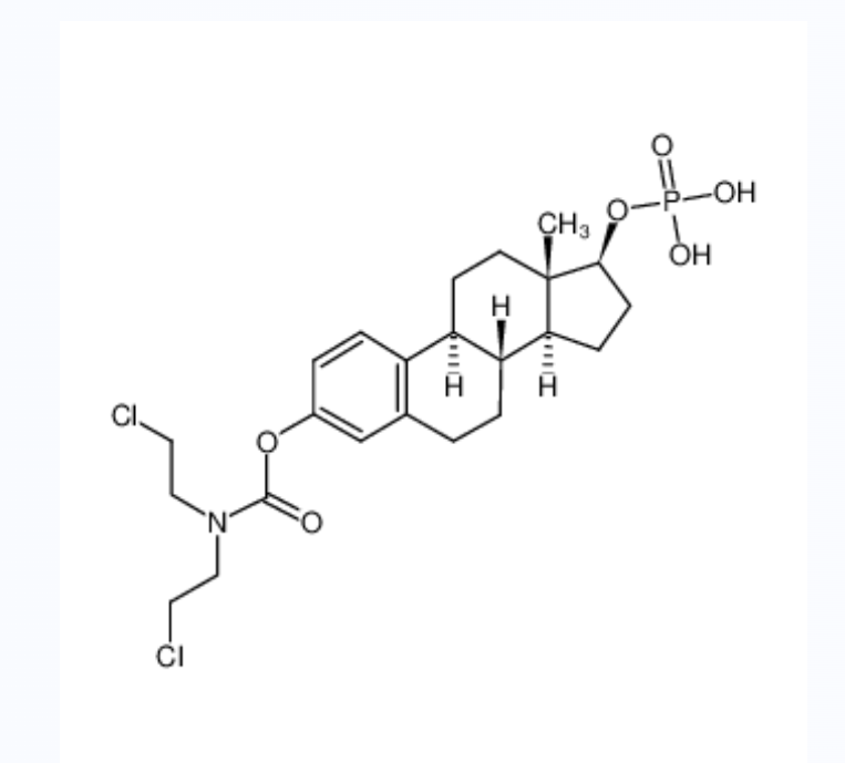 雌莫司汀磷酸,estra-1,3,5(10)-triene-3,17beta-diol 3-[bis(2-chloroethyl)carbamate] 17-(dihydrogen phosphate)
